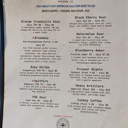 beer menu beer menu