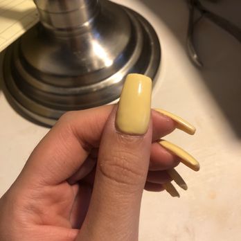 Nails by Mercede - left thumb. - Nail Salons Near Me - Orlando, Florida