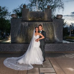 myself (bride) & groom - my husband & the beautiful waterfall