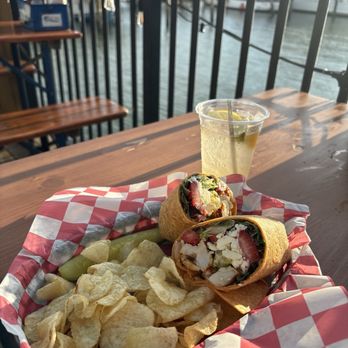 Sea Sea Riders Restaurant - Blackened Scallop Wrap - Seafood Near Me - Dunedin, Florida