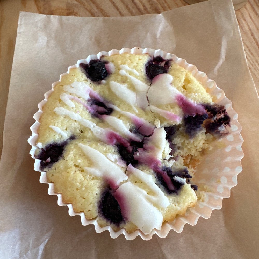 Elroy Coffee - Lemon blueberry tart made by Spinach Tiger Bakery - Coffee & Tea Near Me - Franklin, Tennessee