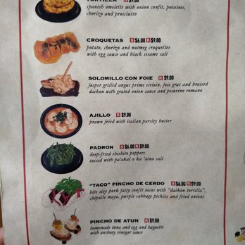 Rigo - Menu August 2019 - Spanish Near Me - Honolulu, Hawaii Rigo - Menu August 2019 - Spanish Near Me - Honolulu, Hawaii