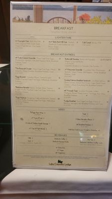 Menu photo 4 Lake Crescent Lodge Port Angeles, WA Menu photo 4 Lake Crescent Lodge Port Angeles, WA