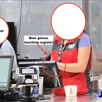 168 Market - Same gloves used to handle food and touch money / cash register - Fruits & Veggies Near Me - Vallejo, California 168 Market - Same gloves used to handle food and touch money / cash register - Fruits & Veggies Near Me - Vallejo, California