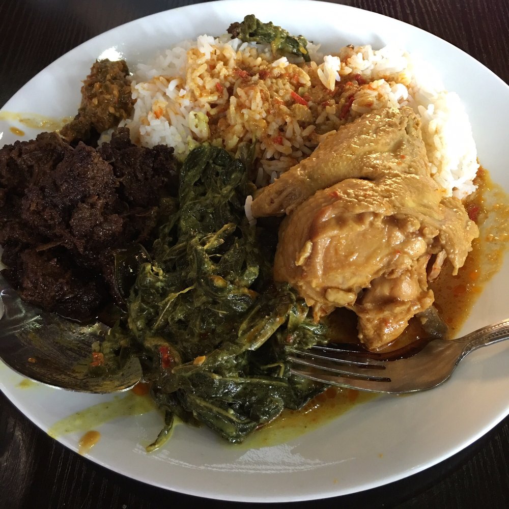 Sedap Rasa - Rice with curry meat and curry vegetable - Restaurants Near Me - Kingsford, NSW
