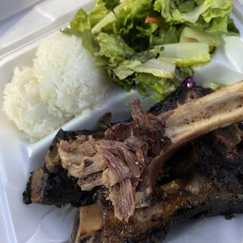 Matiki Island BBQ - Beef Rib Plate - Hawaiian Near Me - Anaheim, California