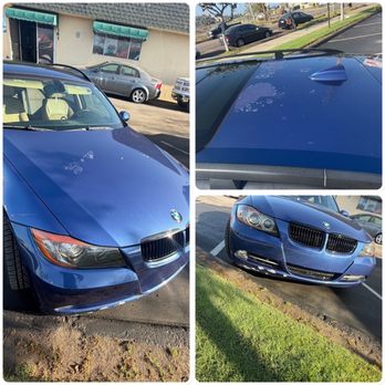 Done Right Auto Body - The clear coat peeling and paint damage before paint repair - Body Shops Near Me - National City, California Done Right Auto Body - The clear coat peeling and paint damage before paint repair - Body Shops Near Me - National City, California