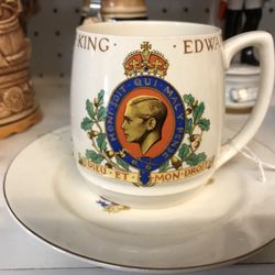 Logan Antique Mall - Edward VII Coronation mug for the Coronation that was not to be.