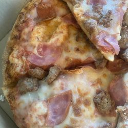 Pauly's Pizzeria & Sub - 3 meat and chicken Alfredo