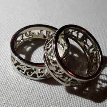 Siamonto Jewelers - Raffi had an understanding of what we wanted for our wedding rings and designed our calligraphy engraved rings. Love-em - Jewelry Repair Near Me - Seattle, Washington Siamonto Jewelers - Raffi had an understanding of what we wanted for our wedding rings and designed our calligraphy engraved rings. Love-em - Jewelry Repair Near Me - Seattle, Washington