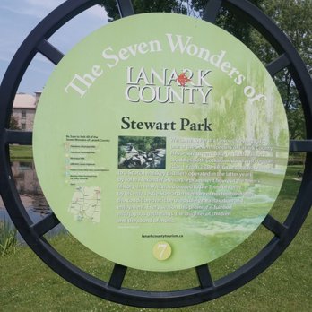 Stewart Park - Signage - Parks Near Me - Perth, Ontario