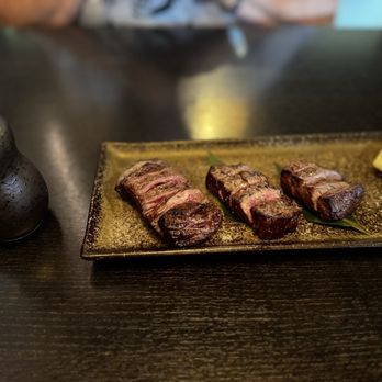 Izakaya Shun - Tonight we had the American Wagyu Assortment and the skirt steak on this plate was the best I've had in living my 60 years of life! - Izakaya Near Me - Paradise, Nevada Izakaya Shun - Tonight we had the American Wagyu Assortment and the skirt steak on this plate was the best I've had in living my 60 years of life! - Izakaya Near Me - Paradise, Nevada