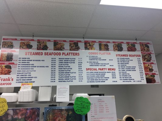 Menu photo 1 Frank's Seafood Sharon Hill, PA