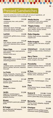 Menu photo 3 Cafecito Calabasas, CA