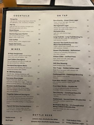 Menu photo 4 Mad Moose Bar & Grill Waitsfield, VT