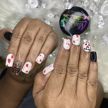 Nubian Nails - Freddy vs Jason - Nail Technicians Near Me - Phoenix, Arizona Nubian Nails - Freddy vs Jason - Nail Technicians Near Me - Phoenix, Arizona