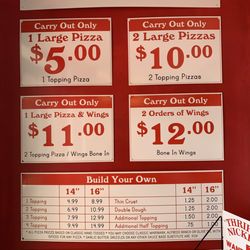 Pb's Pizza - Specials