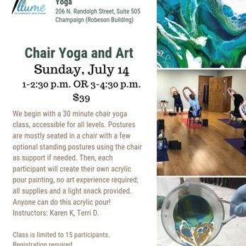 illume Expressive Arts & Yoga - Chair Yoga & Art July 14 - Yoga Near Me - Champaign, Illinois illume Expressive Arts & Yoga - Chair Yoga & Art July 14 - Yoga Near Me - Champaign, Illinois