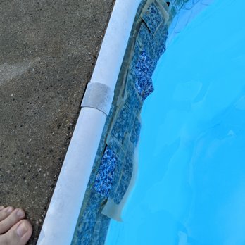 Carolina Designs Realty & Vacation Rentals - BIG patch on pool liner - Vacation Rentals Near Me - Duck, North Carolina
