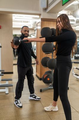 In-Person Personal Training - Take full advantage of our top-tier 1-on-1 on-site personal training program. While working with Alex or one of his AnCOREd Health specialists you will be able to assess your fitness level, discuss your goals, and create a tailored workout plan to meet your specific needs. 

Your coach will ensure you are exercising with perfect form which is crucial for injury prevention; provide you with individualized attention, monitor your progress, and make necessary adjustments to optimize your results. You also will be granted complimentary access to the AnCOREd Health training app with the purchase of a 1-on-1 personal training program.

Our 1-on-1 personal training can be done anywhere in New York City, including Hell’s Kitchen, Hudson Yards, Chelsea, Flatiron and Williamsburg.