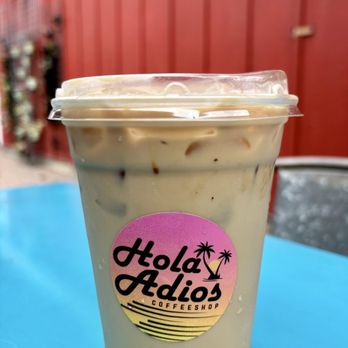 Hola Adios Coffeeshop - Cardamom latte with oat milk - Coffee & Tea Near Me - Tustin, California