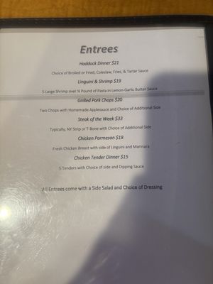 Menu photo 3 Lakeside Vista Restaurant Marietta, NY