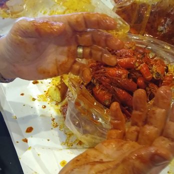 The Boiling Stop - Messy hands. They do provide gloves for amateurs... - Cajun/Creole Near Me - Plano, Texas The Boiling Stop - Messy hands. They do provide gloves for amateurs... - Cajun/Creole Near Me - Plano, Texas