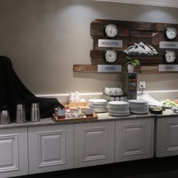 Regent Hotel - Starters and dessert station.