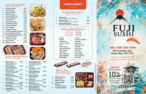 Menu photo 2 Fuji Sushi Oyster Bay, NY