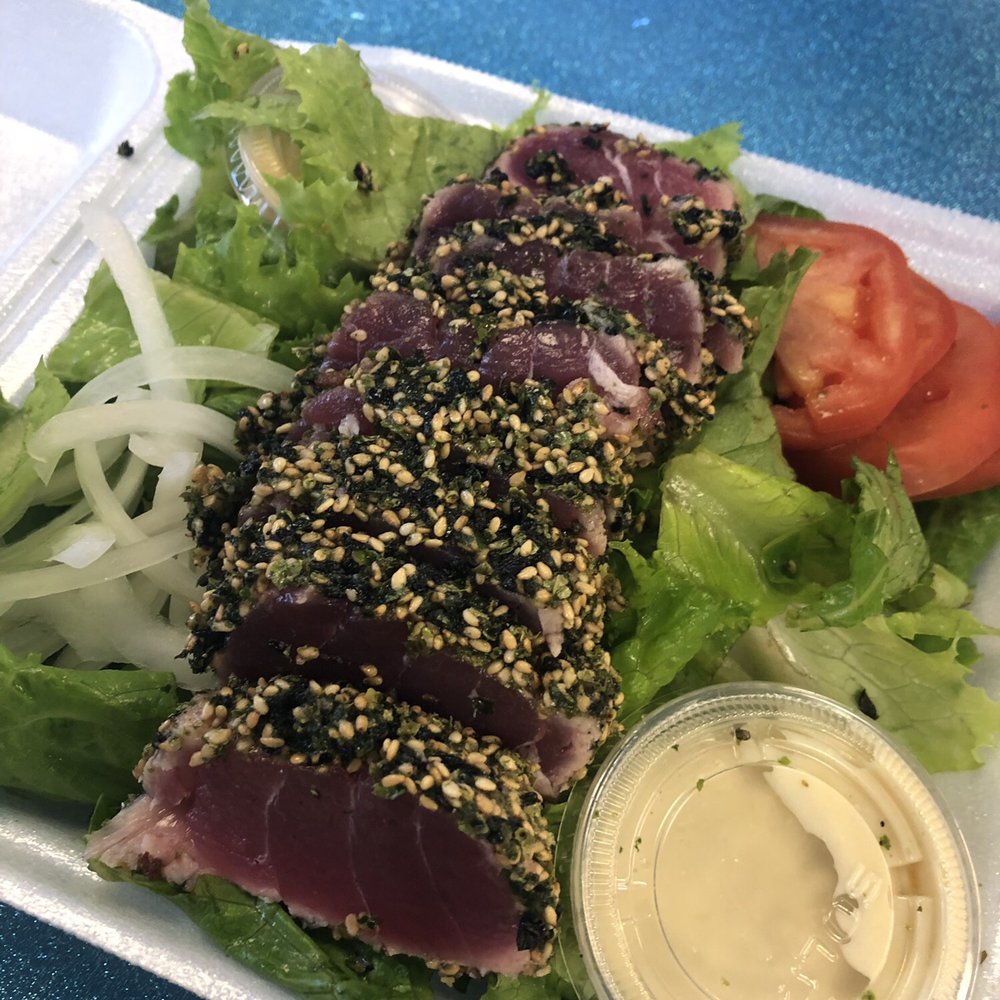 Fresh Catch - Seared ahi with furikake - Hawaiian Near Me - Honolulu, Hawaii