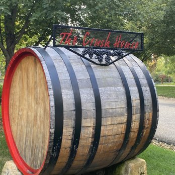 The Crush House - Cask in front of restaurant - Wineries Near Me - Canton, Ohio The Crush House - Cask in front of restaurant - Wineries Near Me - Canton, Ohio