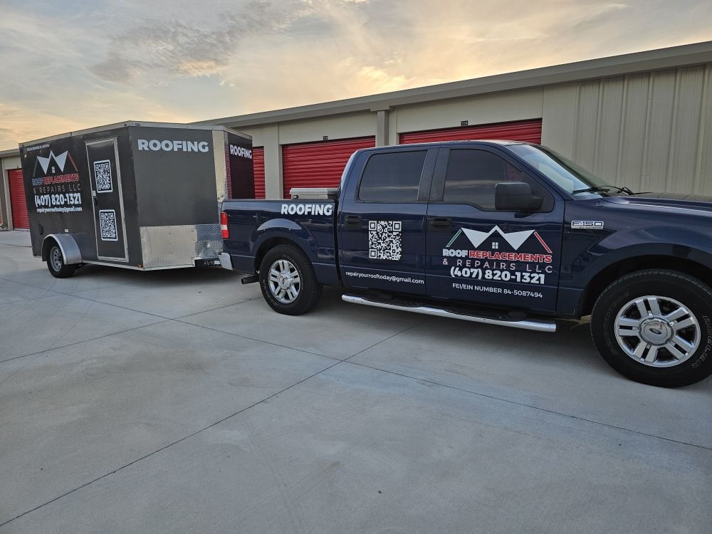 Slide of Roof Replacements & Repairs