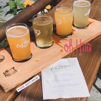 Lost Province Brewing - Flight $8 - Pizza Near Me - Boone, North Carolina