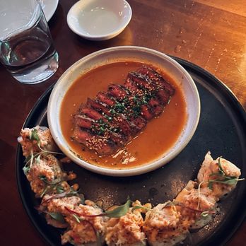 Earls Kitchen + Bar - Steak Sushi (California roll) - New American Near Me - Bellevue, Washington Earls Kitchen + Bar - Steak Sushi (California roll) - New American Near Me - Bellevue, Washington