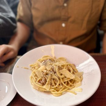 Scottadito Osteria Toscana - Bucatini Carbonara - Italian Near Me - Brooklyn, New York
