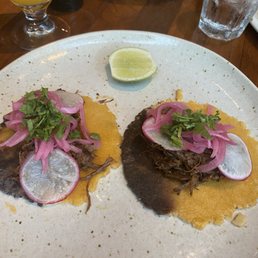 BARBACOA tacos 8 dollars each BARBACOA tacos 8 dollars each