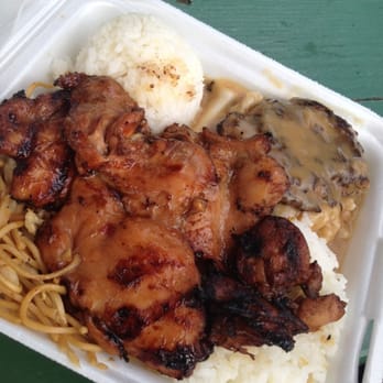 Mark's Place - 2 item combo, teriyaki beef & hamburger steak - Hawaiian Near Me - Lihue, Hawaii