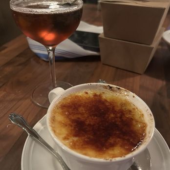 Restaurant Claudine - Crème brûlée and Manhattan - French Near Me - San Antonio, Texas Restaurant Claudine - Crème brûlée and Manhattan - French Near Me - San Antonio, Texas