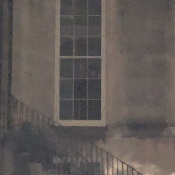 Destination Ghost Tours - Look at the lower half of the window, right hand side and expand....creepy! - Walking Tours Near Me - Savannah, Georgia