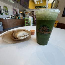 Tigerlilly and  the Egg, Pesto, Spinach, Sun Dried Tomato Wrap