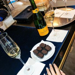 Celebrating the proposal with Sara at Harry Winston at the Crystals Shop Celebrating the proposal with Sara at Harry Winston at the Crystals Shop
