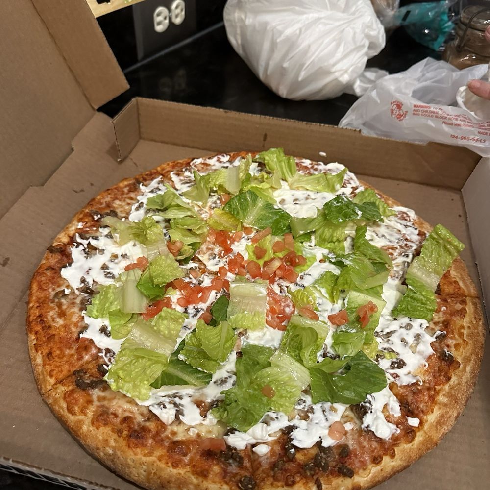 .Large Taco pizza .Large Taco pizza