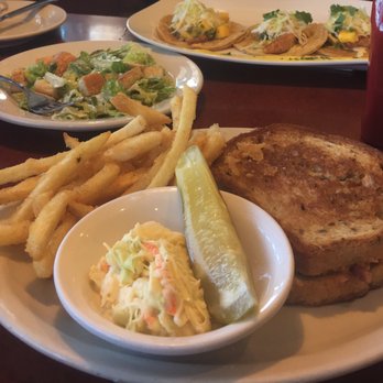 Sunrise Grill - Reuben sandwich with fries, Baja fish tacos, Caesar salad - American Near Me - Des Plaines, Illinois