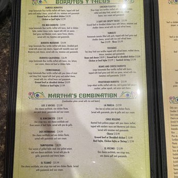 Martha’s Mexican Restaurant - 2025 Menu - Tex-Mex Near Me - Tomball, Texas Martha’s Mexican Restaurant - 2025 Menu - Tex-Mex Near Me - Tomball, Texas