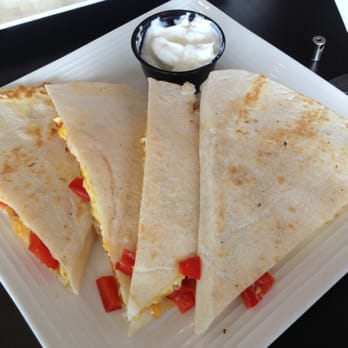 Teaspoons Cafe - Scrambled Egg Quesadilla - Bakeries Near Me - Edwardsville, Illinois Teaspoons Cafe - Scrambled Egg Quesadilla - Bakeries Near Me - Edwardsville, Illinois