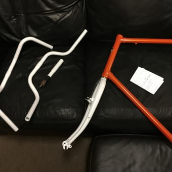 Melrose Metal Finishing - orange is the bomb and matches my sons schools colors!! Chris and gang are the best. - Powder Coating Near Me - Oakland, California Melrose Metal Finishing - orange is the bomb and matches my sons schools colors!! Chris and gang are the best. - Powder Coating Near Me - Oakland, California