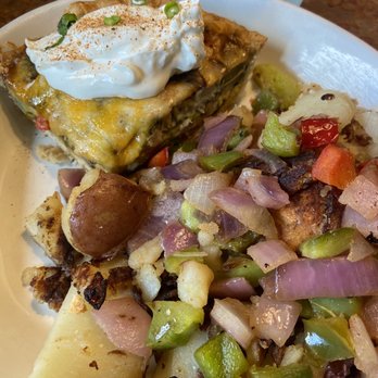 Huckleberry's - Quiche Florentine - Breakfast & Brunch Near Me - Fresno, California Huckleberry's - Quiche Florentine - Breakfast & Brunch Near Me - Fresno, California