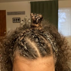 Snip-its Haircuts for Kids - Braids with glitter