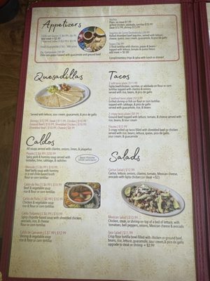 Menu photo 4 Maria's Diner Groves, TX