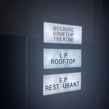 Melrose Rooftop Theatre - Elevator up. - Outdoor Movies Near Me - West Hollywood, California Melrose Rooftop Theatre - Elevator up. - Outdoor Movies Near Me - West Hollywood, California